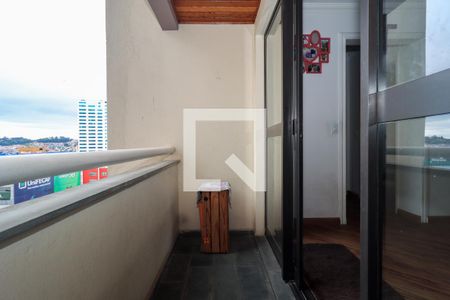 Varanda da Sala de apartamento à venda com 3 quartos, 78m² em Jardim Maria Rosa, Taboão da Serra