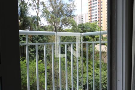 Varanda da Sala de apartamento à venda com 2 quartos, 49m² em Vila Andrade, São Paulo