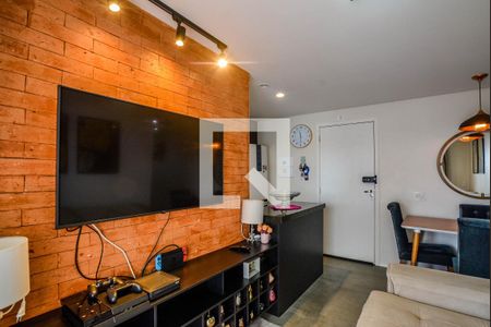 Sala de apartamento à venda com 2 quartos, 54m² em Vila Eldizia, Santo André