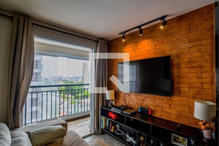 Sala de apartamento à venda com 2 quartos, 54m² em Vila Eldizia, Santo André