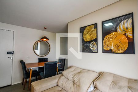 Sala de apartamento à venda com 2 quartos, 54m² em Vila Eldizia, Santo André