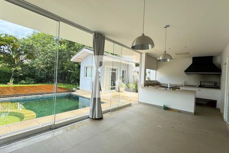 Varanda gourmet de casa de condomínio para alugar com 4 quartos, 450m² em Residencial Seis (alphaville), Santana de Parnaíba