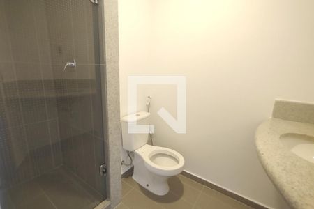 Banheiro de kitnet/studio para alugar com 1 quarto, 21m² em Santa Paula, São Caetano do Sul