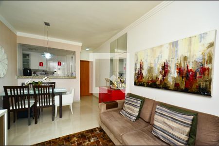 Sala de estar de apartamento à venda com 3 quartos, 90m² em Sagrada Família, Belo Horizonte