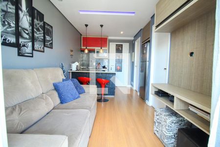 Sala de apartamento para alugar com 1 quarto, 32m² em Belém, São Paulo