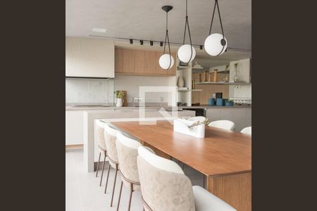 Apartamento à venda com 172m², 3 quartos e 3 vagas Apartamento à venda com 172m², 3 quartos e 3 vagasSala de Jantar e Cozinha