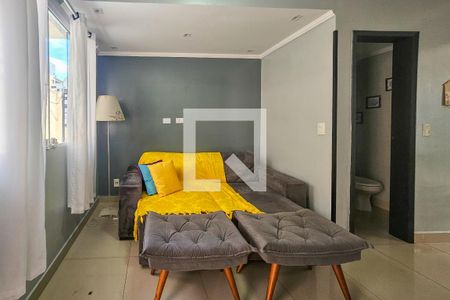 Sala de casa de condomínio para alugar com 3 quartos, 110m² em Parque Enseada, Guarujá