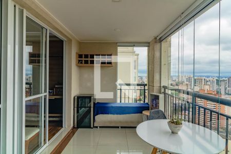 Varanda da Sala de apartamento à venda com 2 quartos, 81m² em Vila Mascote, São Paulo