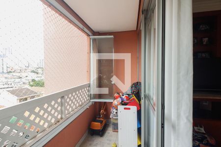 Varanda  de apartamento à venda com 3 quartos, 83m² em Jardim Textil, São Paulo