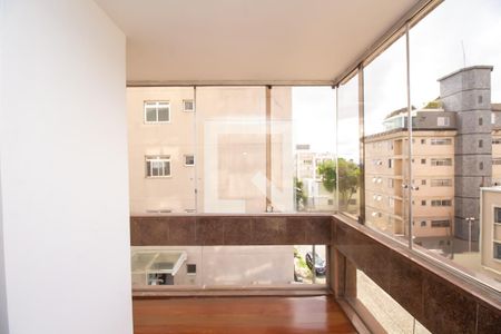 Varanda da Sala de apartamento para alugar com 4 quartos, 144m² em Serra, Belo Horizonte