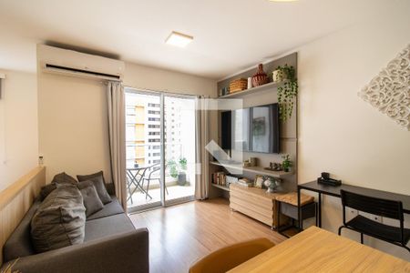 Sala de apartamento à venda com 1 quarto, 42m² em Vila Itapura, Campinas