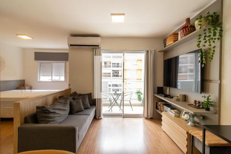 Sala de apartamento à venda com 1 quarto, 42m² em Vila Itapura, Campinas