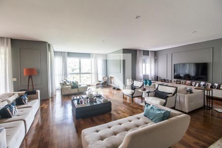 Sala de apartamento à venda com 4 quartos, 367m² em Residencial Tambore Iii, Santana de Parnaíba