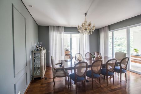 Sala de Jantar de apartamento à venda com 4 quartos, 367m² em Residencial Tambore Iii, Santana de Parnaíba