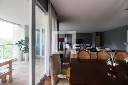 Sala de Jantar de apartamento à venda com 4 quartos, 367m² em Residencial Tambore Iii, Santana de Parnaíba