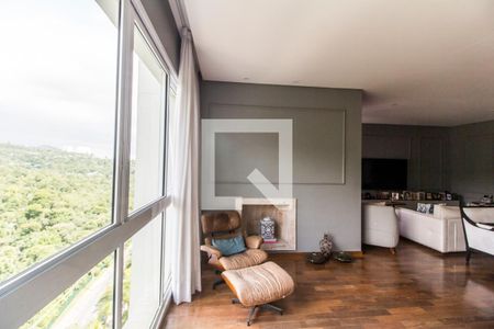 Sala de apartamento à venda com 4 quartos, 367m² em Residencial Tambore Iii, Santana de Parnaíba