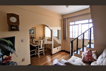 Sala de apartamento à venda com 3 quartos, 190m² em Pompéia, Belo Horizonte