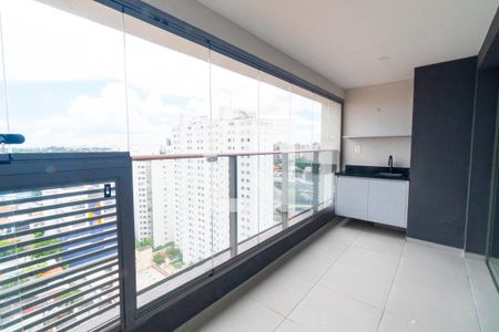 Sacada da Sala e Quarto de apartamento à venda com 1 quarto, 45m² em Vila Clementino, São Paulo