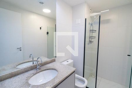 Banheiro de apartamento à venda com 1 quarto, 45m² em Vila Clementino, São Paulo