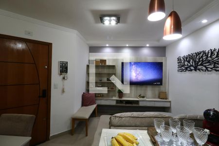 Sala de apartamento à venda com 2 quartos, 62m² em Parque Oratório, Santo André