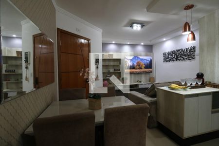 Sala de Jantar de apartamento à venda com 2 quartos, 62m² em Parque Oratório, Santo André