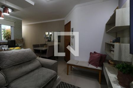 Sala de apartamento à venda com 2 quartos, 62m² em Parque Oratório, Santo André