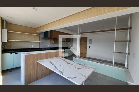 Sala de apartamento para alugar com 2 quartos, 66m² em Ponta da Praia, Santos