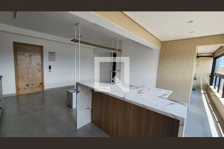 Sala de apartamento para alugar com 2 quartos, 66m² em Ponta da Praia, Santos