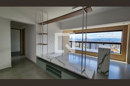 Sala de apartamento para alugar com 2 quartos, 66m² em Ponta da Praia, Santos