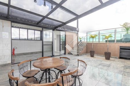 Rooftop de apartamento para alugar com 1 quarto, 45m² em Estoril, Belo Horizonte