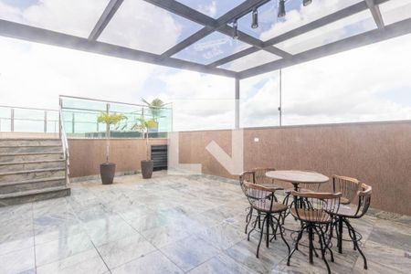 Rooftop de apartamento para alugar com 1 quarto, 45m² em Estoril, Belo Horizonte