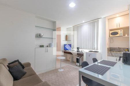 Sala de apartamento à venda com 1 quarto, 45m² em Estoril, Belo Horizonte