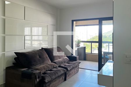 Sala de apartamento para alugar com 2 quartos, 75m² em José Menino, Santos