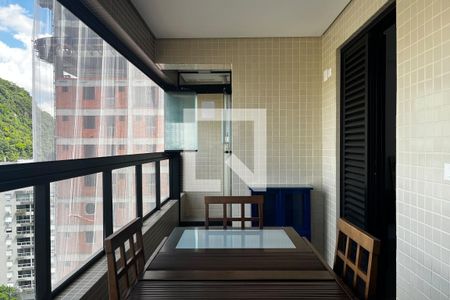 Varanda  de apartamento para alugar com 2 quartos, 75m² em José Menino, Santos