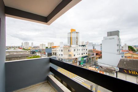 Varanda da sala de apartamento para alugar com 3 quartos, 120m² em Vila Assis Brasil, Mauá