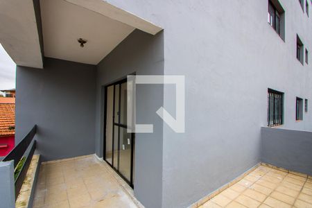 Varanda da sala de jantar de apartamento para alugar com 3 quartos, 120m² em Vila Assis Brasil, Mauá