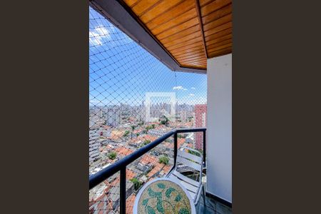 Varanda da Sala de apartamento à venda com 2 quartos, 51m² em Vila Bertioga, São Paulo