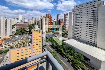 Vista da Sacada de kitnet/studio à venda com 1 quarto, 30m² em Vila Mariana, São Paulo