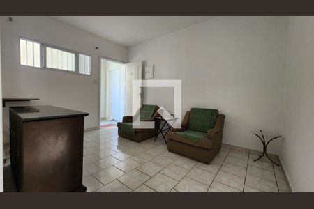 Sala de apartamento para alugar com 2 quartos, 50m² em Gonzaga, Santos