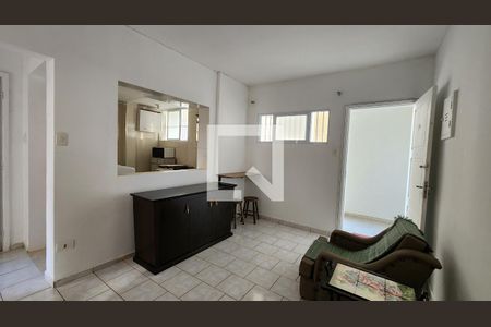 Sala de apartamento para alugar com 2 quartos, 50m² em Gonzaga, Santos