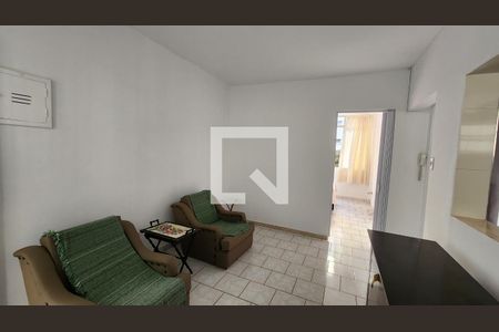 Sala de apartamento para alugar com 2 quartos, 50m² em Gonzaga, Santos