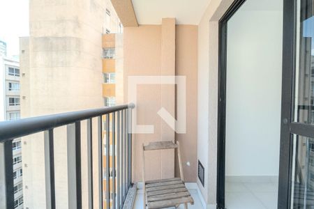 Varanda da Sala de apartamento para alugar com 2 quartos, 39m² em Consolação, São Paulo