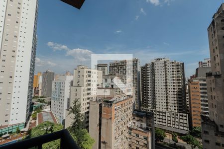 Vista da Varanda da Sala de apartamento para alugar com 2 quartos, 39m² em Consolação, São Paulo