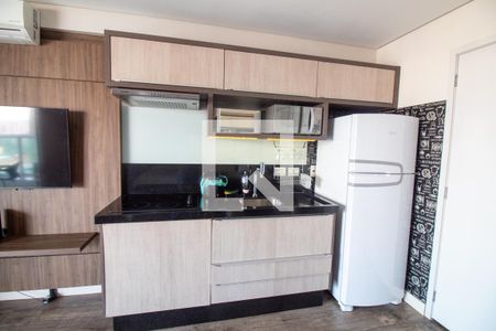 Cozinha de kitnet/studio à venda com 1 quarto, 35m² em Campo Belo, São Paulo