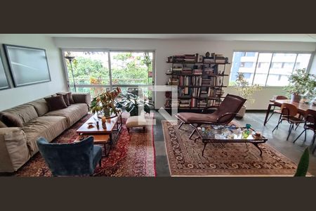 Sala de apartamento à venda com 4 quartos, 222m² em Vila Andrade, São Paulo