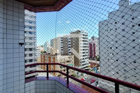 Sacada de apartamento para alugar com 1 quarto, 60m² em Canto do Forte, Praia Grande