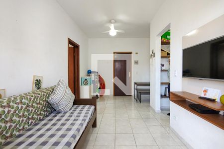 Sala de apartamento para alugar com 1 quarto, 60m² em Canto do Forte, Praia Grande