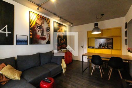 Sala de apartamento à venda com 1 quarto, 47m² em Itaim Bibi, São Paulo