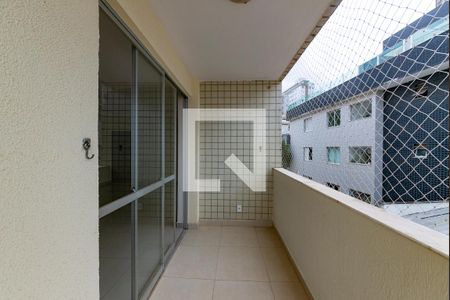 Varanda da Sala de apartamento para alugar com 3 quartos, 115m² em Buritis, Belo Horizonte