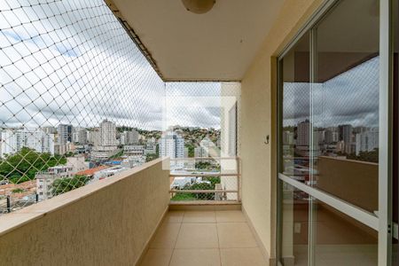 Varanda da Sala de apartamento para alugar com 3 quartos, 115m² em Buritis, Belo Horizonte